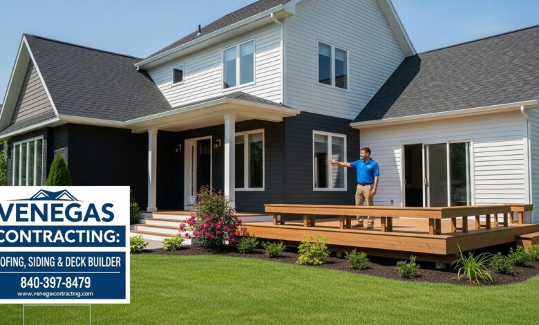 Venegas Contracting: Roofing, Siding, and Deck Builder Near Me